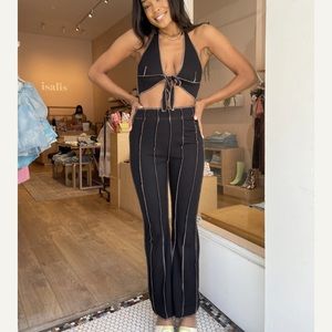 Isalis “Naya Multi Stitch Flare Pant